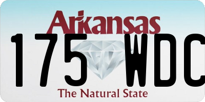 AR license plate 175WDC