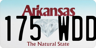 AR license plate 175WDD