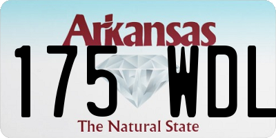AR license plate 175WDL