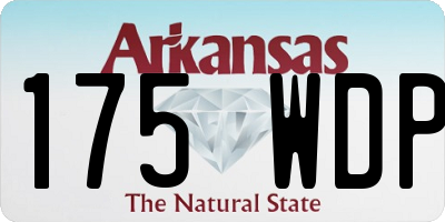 AR license plate 175WDP