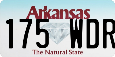 AR license plate 175WDR