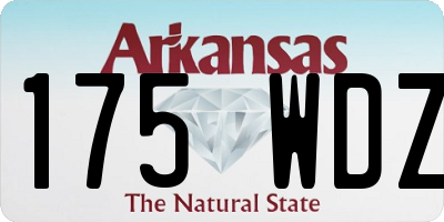 AR license plate 175WDZ