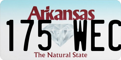 AR license plate 175WEC