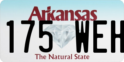 AR license plate 175WEH