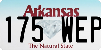 AR license plate 175WEP