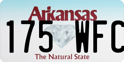 AR license plate 175WFC