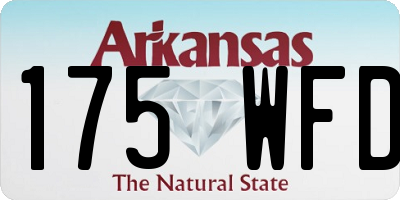 AR license plate 175WFD
