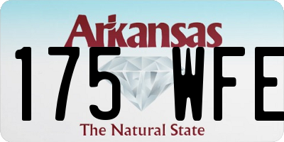 AR license plate 175WFE