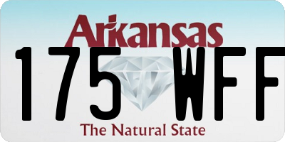 AR license plate 175WFF