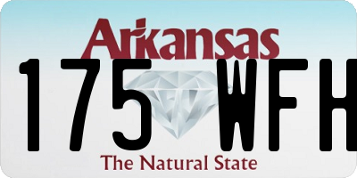 AR license plate 175WFH