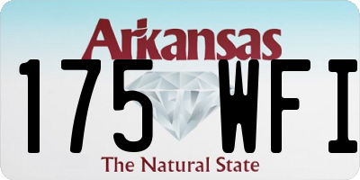 AR license plate 175WFI