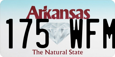 AR license plate 175WFM