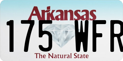 AR license plate 175WFR