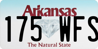 AR license plate 175WFS