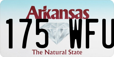 AR license plate 175WFU