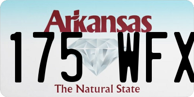 AR license plate 175WFX