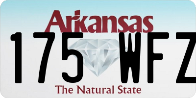 AR license plate 175WFZ