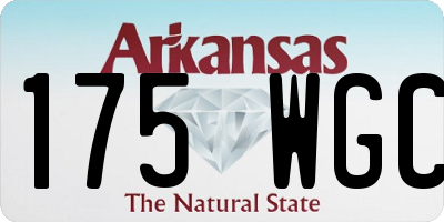 AR license plate 175WGC