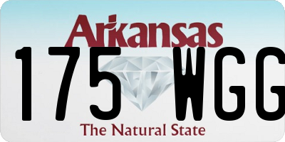 AR license plate 175WGG