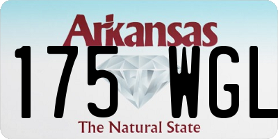 AR license plate 175WGL