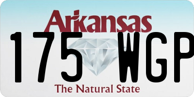 AR license plate 175WGP