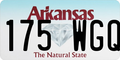 AR license plate 175WGQ