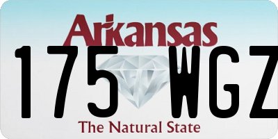 AR license plate 175WGZ