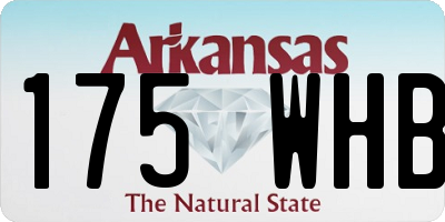 AR license plate 175WHB