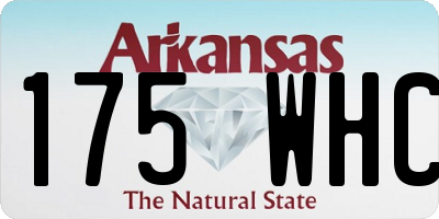 AR license plate 175WHC