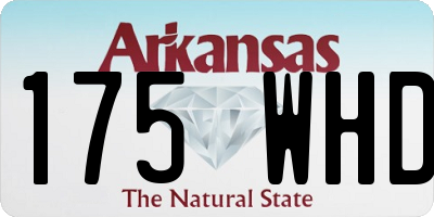 AR license plate 175WHD