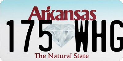 AR license plate 175WHG
