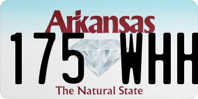 AR license plate 175WHH