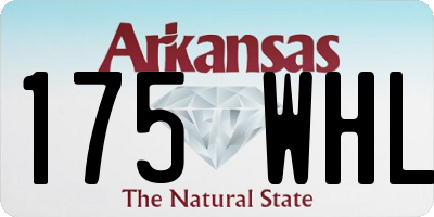 AR license plate 175WHL