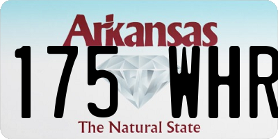 AR license plate 175WHR