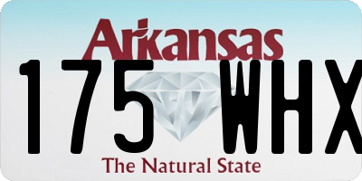 AR license plate 175WHX