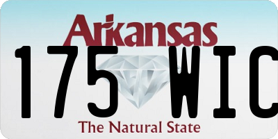 AR license plate 175WIC