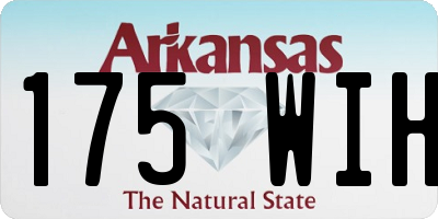 AR license plate 175WIH