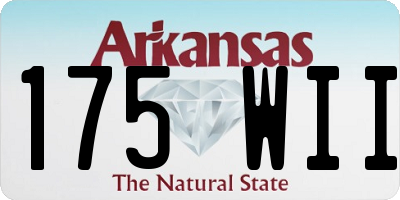 AR license plate 175WII