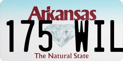 AR license plate 175WIL