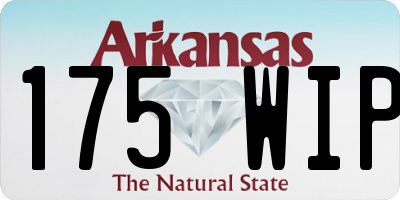 AR license plate 175WIP