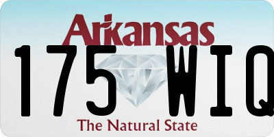 AR license plate 175WIQ