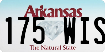 AR license plate 175WIS