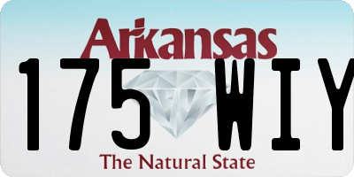 AR license plate 175WIY