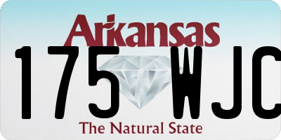 AR license plate 175WJC