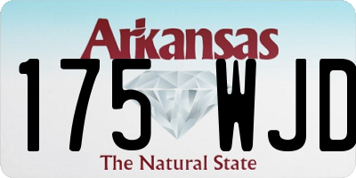 AR license plate 175WJD