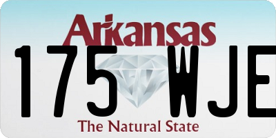 AR license plate 175WJE