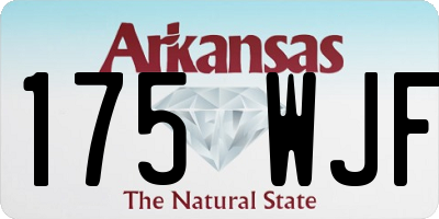 AR license plate 175WJF