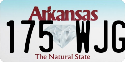 AR license plate 175WJG