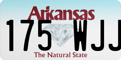 AR license plate 175WJJ