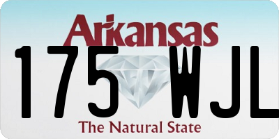 AR license plate 175WJL